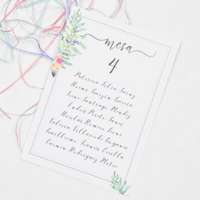 Seating Plan Primavera