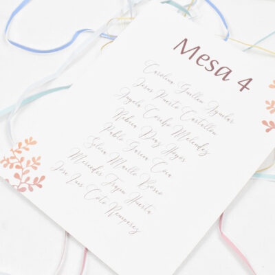 Seating Plan Ignacio y Elena