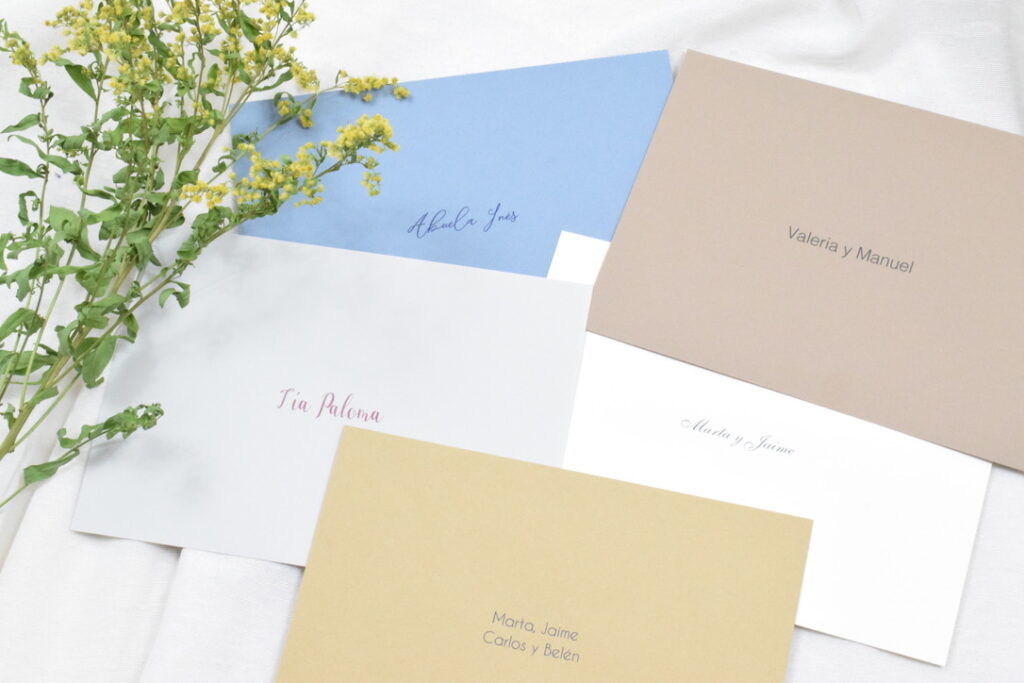 Impresión de sobres