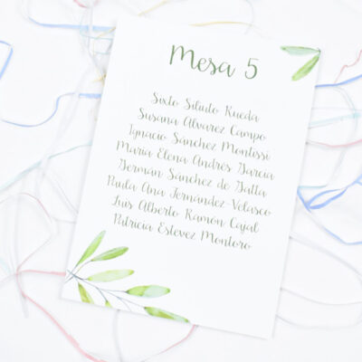 Seating Plan Pablo y Sara