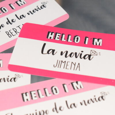 Pegatina "Hello" Novia
