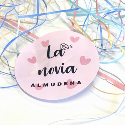 Pegatina novia modelo 3