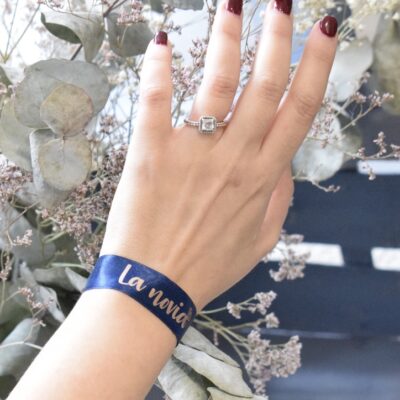 Pulsera novia azul