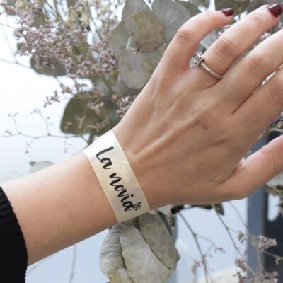 Pulsera novia blanca