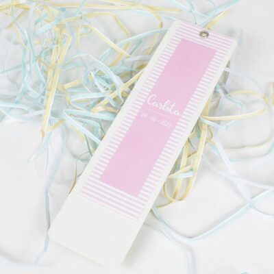 Recordatorio Rayas Rosa