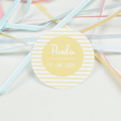 Pegatinas Rayas Amarillas