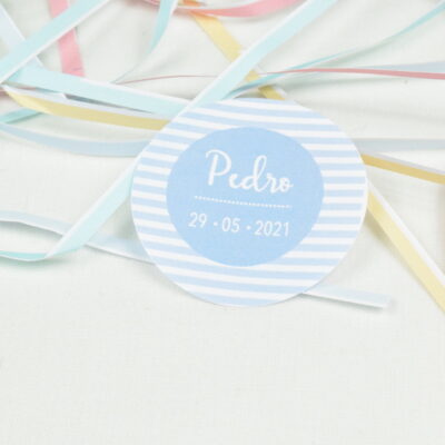 Pegatinas Rayas Azul