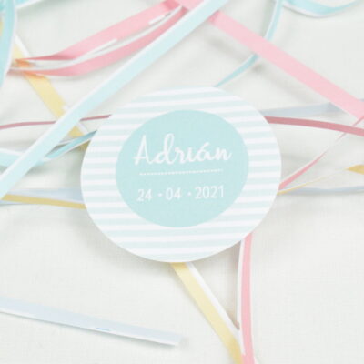 Pegatinas rayas verdes