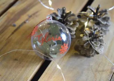 Bola Navidad personalizada modelo 1