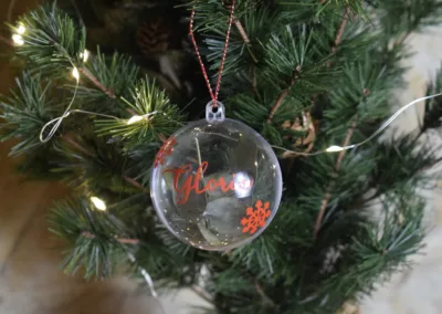 Bola Navidad personalizada modelo 1