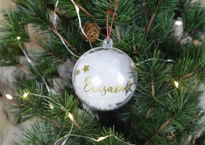 Bola Navidad personalizada modelo 4