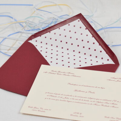 Invitacion Topos Vino