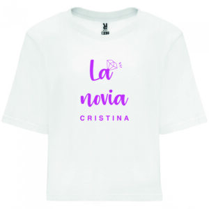 Camiseta la novia blanca