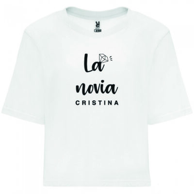 Camiseta la novia blanca