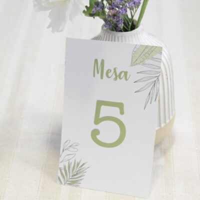 Indicadores de mesa Verde