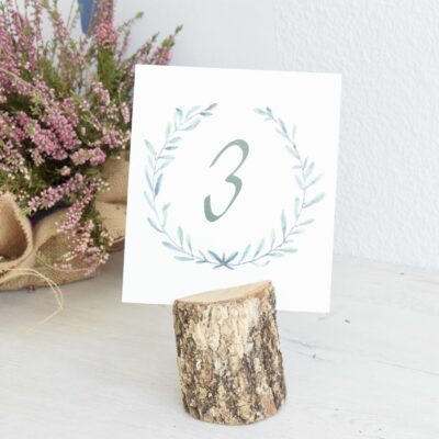 Indicadores de mesa Olivo