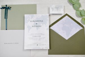 Invitación Belmont Verde