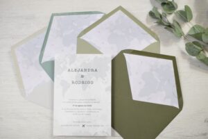 Invitación Belmont Verde