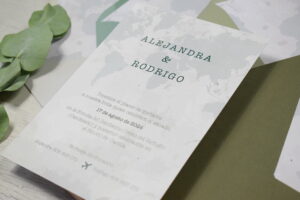 Invitación Belmont Verde