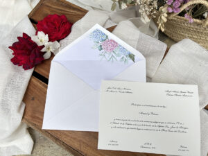 Invitación Hortensias