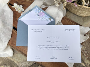 Invitación Hortensias