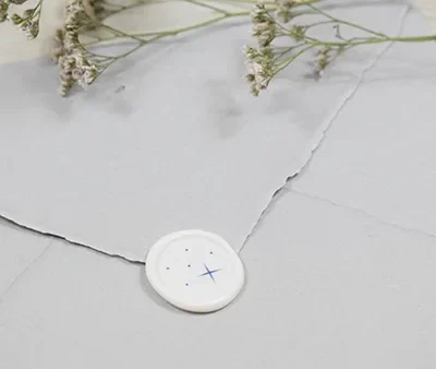 Lacre adhesivo Estrella