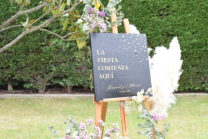 Cartel madera cuadrado estrellas