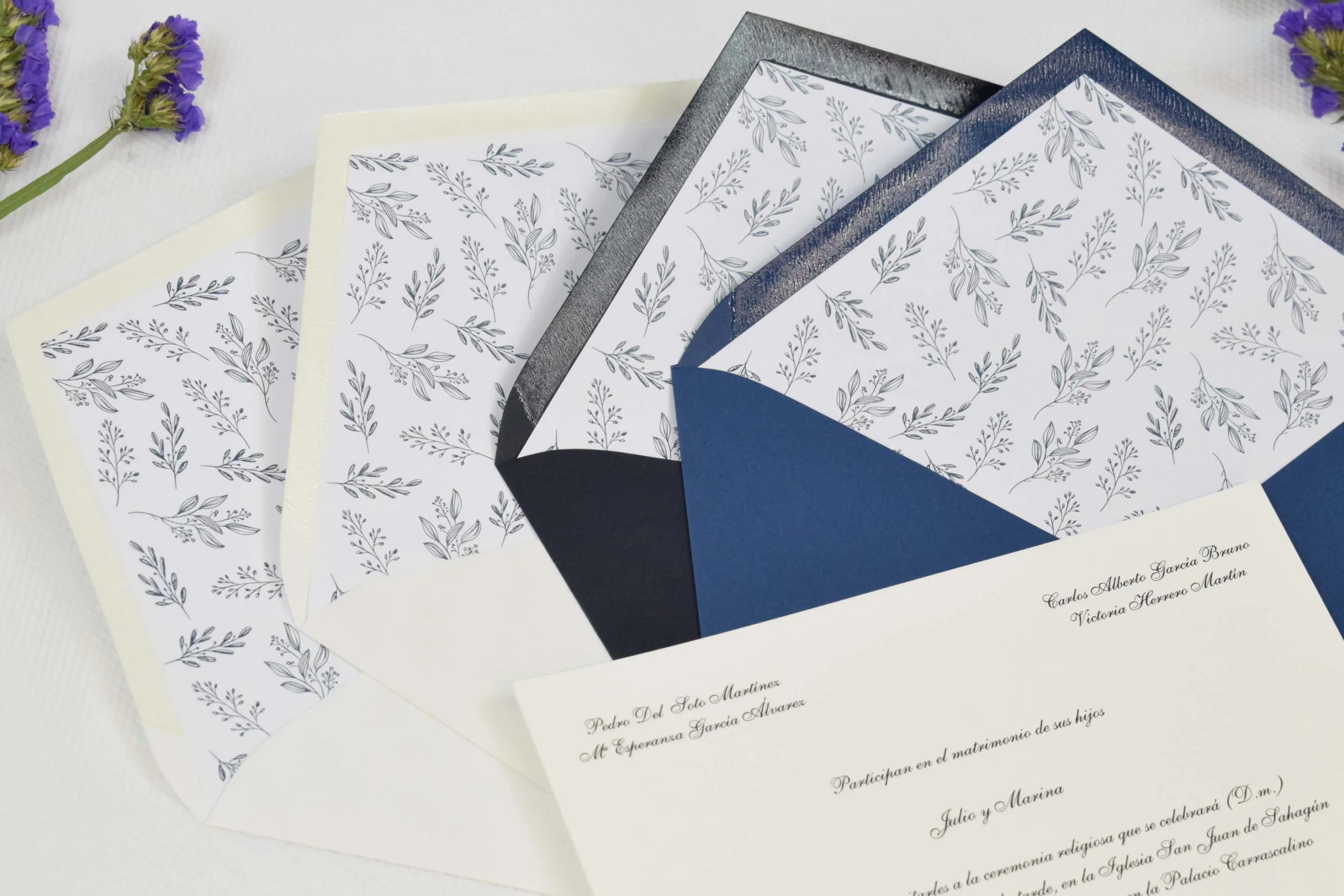 Sobre forrado Florecitas