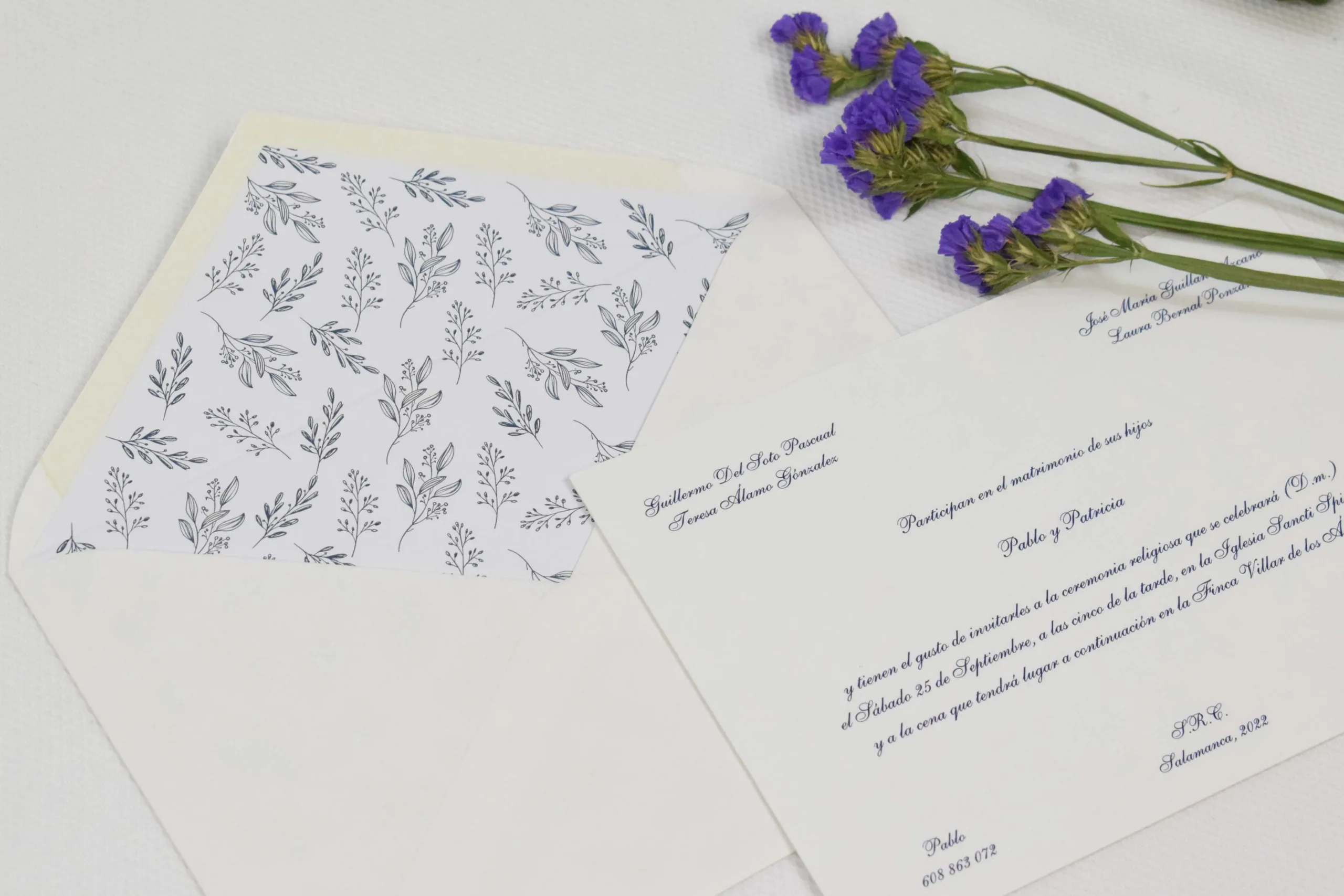 Sobre forrado Florecitas - Imagen 4