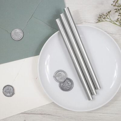 Barra de lacre plata