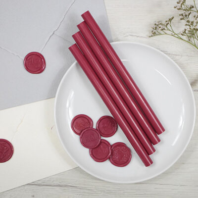 Barra de lacre granate