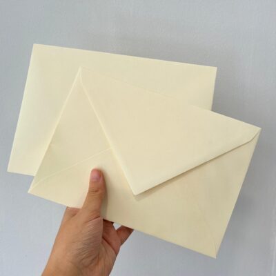 Sobre Verjurado Crema