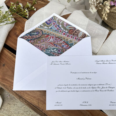 Invitación Clásica Étnica