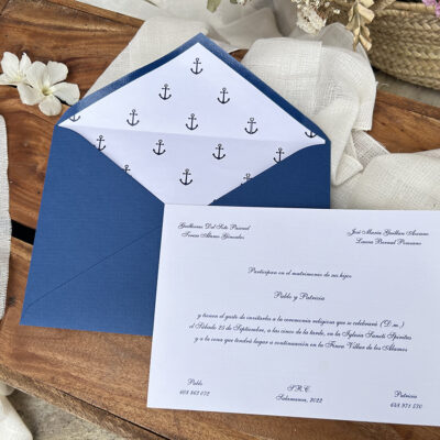 Invitación Clásica Marinera