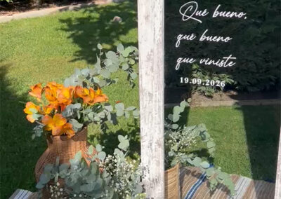 Vinilo adhesivo iniciales