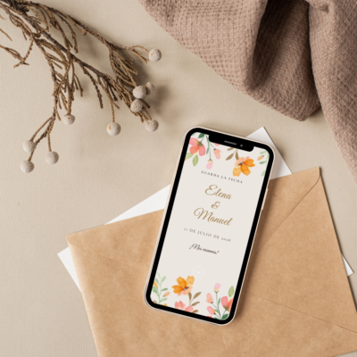 Invitación Digital Primavera